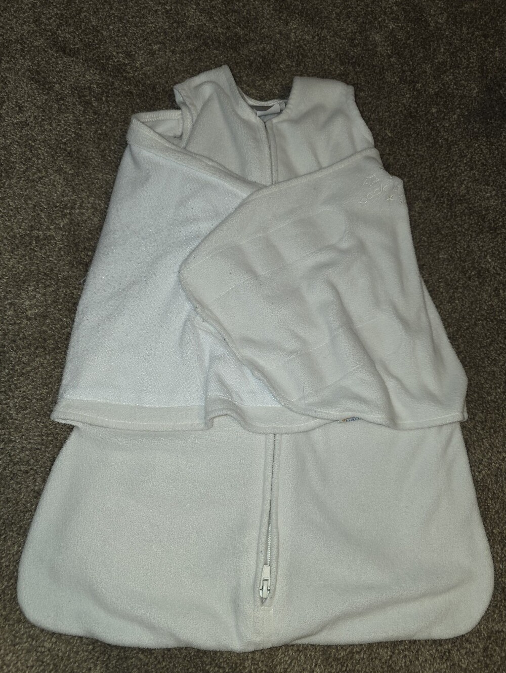 Halo Newborn SleepSack Swaddle White/Cream Color